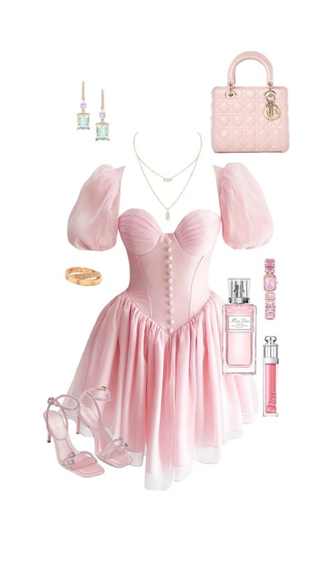 Cute Dresses For Party, Everyday Fashion Outfits, Princess Outfits, Pink Outfits, Looks Chic, Really Cute Outfits, Fancy Outfits, Teen Fashion Outfits, Girly Girl