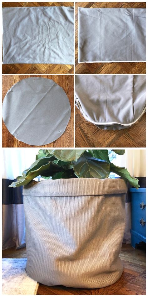 Diy Fabric Planter Bag, Sewing Garden Projects, Cloth Planters, Diy Grow Bags, Sew Techniques, Garden Business, Planter Bags, Plant Pot Covers, Planter Basket