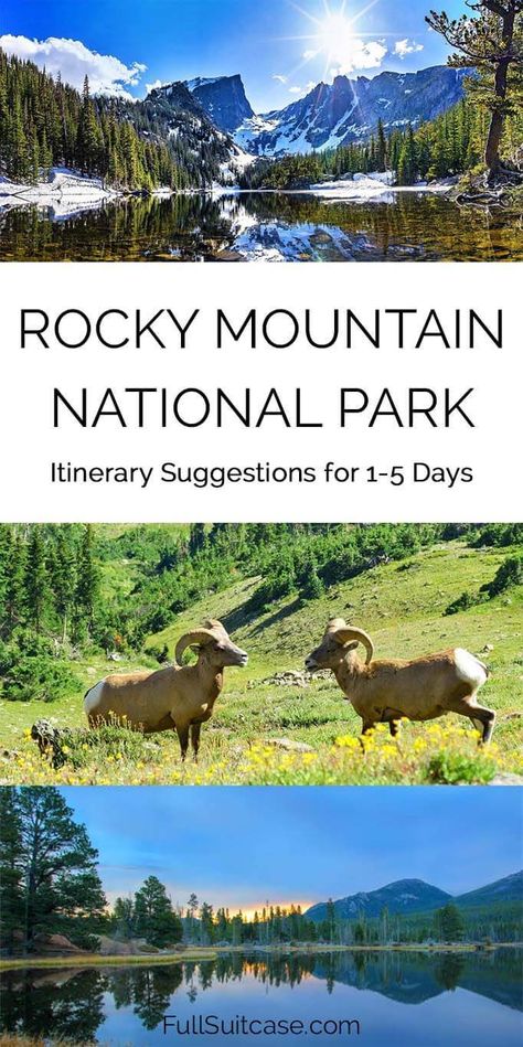 Rocky Mountain NP itinerary suggestions - Colorado, USA Colorado National Parks, National Park Itinerary, Rocky Mountain National Park Colorado, Road Trip To Colorado, Colorado Vacation, National Park Vacation, National Park Road Trip, Scenic Roads, National Parks Usa