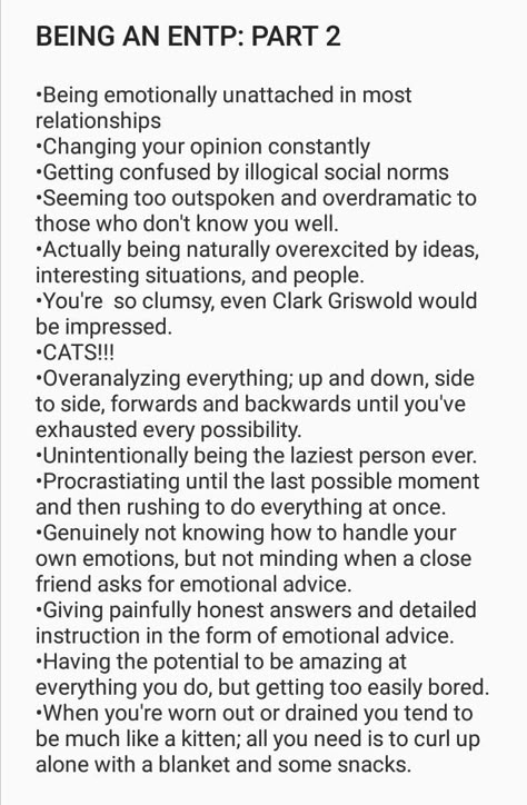 ENTP things, this is so accurate. #entp #ENTP #MBTI #personalitytype Things Entp Say, Entp Traits, Entp 5w4, Entp Gf, Entp Bf, Entp Personality Aesthetic, Entp Problems, Entp In Love, Entp Quotes