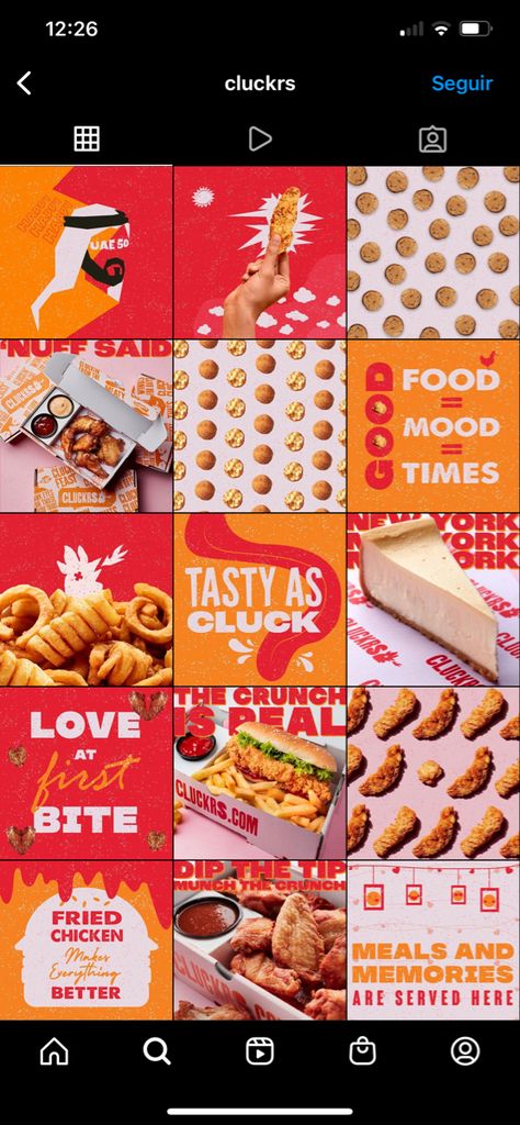 Food Branding Social Media, Food Branding Instagram, Continuous Instagram Post, Color Block Instagram Feed, Take Out Food Ideas, Aesthetic Food Instagram Feed, Snack Instagram Feed, Where To Find Us Post Design, This Or That Social Media Post