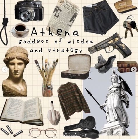 Athena Outfit Aesthetic, Modern Athena Aesthetic, Athena Altar Ideas, Athena Altar, Athena Outfit, Athena Aesthetic, Athena Goddess Of Wisdom, Greece Mythology, Niche Aesthetic