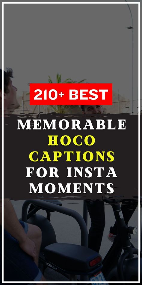 Looking for the perfect hoco captions for Instagram? These creative captions are ideal for senior year moments, whether you're in a cringy moment or sharing a senior year memory. Instagram boyfriend photos will shine with these captions, or share your fun Instagram couples moments. Perfect for junior year, senior year, or even sophomore memories. Hoco Captions For Instagram, Hoco Captions, Engagement Captions, Creative Captions, Instagram Boyfriend, Couples Moments, Instagram Couples, Feeling 22, Cherish Every Moment