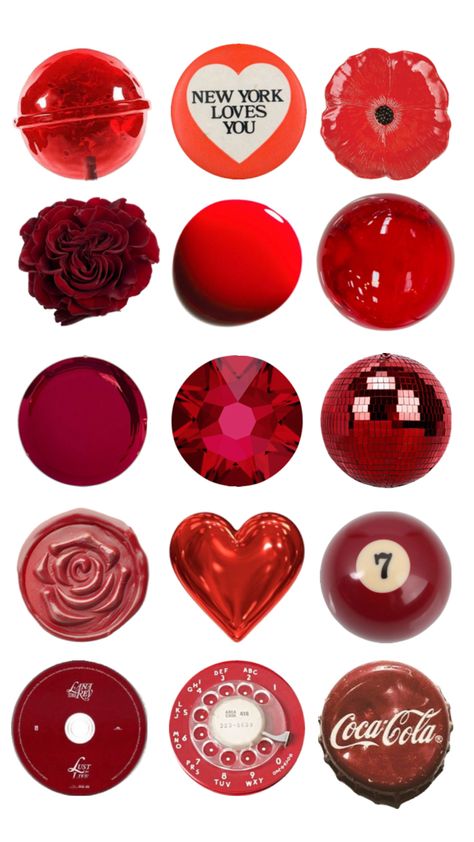 Lollipop. New York loves u. Flower. Paint drop. Cristal. Jewel. Mirrorball. Rose. Heart. Pool. Lana del rey. Telephone. Coca Cola Object Collage, Heart Pool, Lollipop Heart, Flower Paint, Paint Drop, B Roll, Collage Wallpaper, Wallpaper Red, Rose Heart