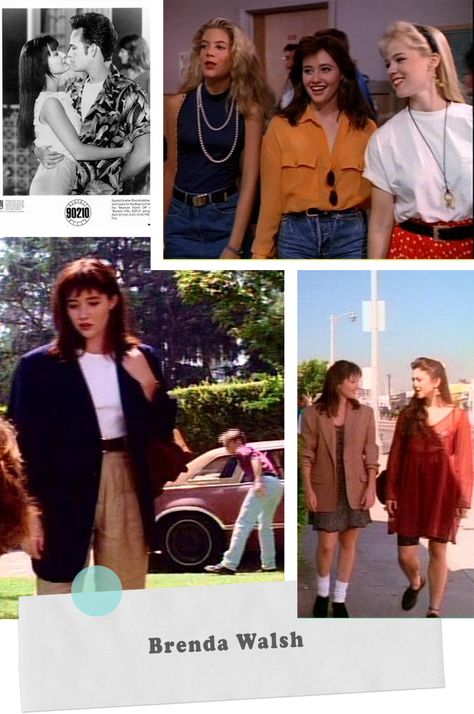 In an attempt to distract myself from the book prison, I started watching Beverly Hills 90210 all over again, from the very first episode of the very first season. It conjured up fond memories of being a teenager, coming home… French Girl Lifestyle, Shannon Dorothy, Shannon Doherty, 90210 Fashion, Brenda Walsh, 90 Fashion, Fashion Decades, Moda Curvy, 90s Fashion Women