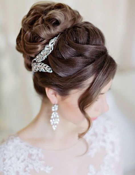 Sanggul Modern, Wedding Hairstyles Bride, Wedding Hair Inspiration, Bridal Updo, Wedding Hairstyle, Wedding Updo, Wedding Hairstyles For Long Hair, Wedding Hair And Makeup, Elegant Hairstyles