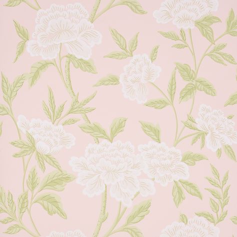 Wallcovering Pattern, Asian Wallpaper, Schumacher Wallpaper, Blush Wallpaper, Garden Embroidery, Wallpaper Pink And White, W Wallpaper, Moon Garden, Orient Express