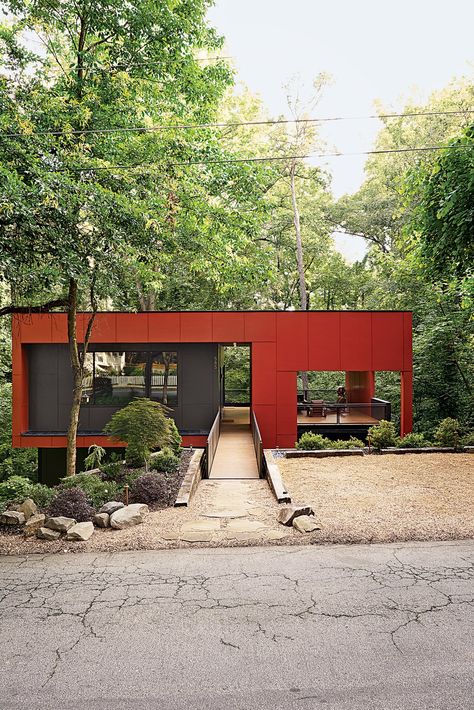 Articles about affordable modern home atlanta. Dwell is a platform for anyone to write about design and architecture. Moriyama House, Red Houses, Fun House, Shipping Container House, Container Homes, Container House Design, Red House, Shipping Container Homes, Affordable Housing