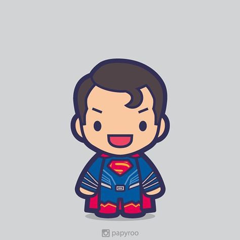 Does he bleed?   #superman #manofsteel #clarkkent #krypton #batmanvsuperman #bvs #dawnofjustice #dc #dccomics #superhero #comics #movies #vector #chibi #cute #art #design #designer #illustrator Chibi Marvel, Avengers Cartoon, Superman Man Of Steel, Batman V, Superhero Comics, Clark Kent, Super Villains, Man Of Steel, Cute Chibi