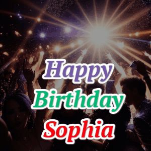 happy-birthday-sophia-140.gif 300×300 pixels Happy Birthday Sophia, Birthday Name, Happy Birthday, Gif, Birthday