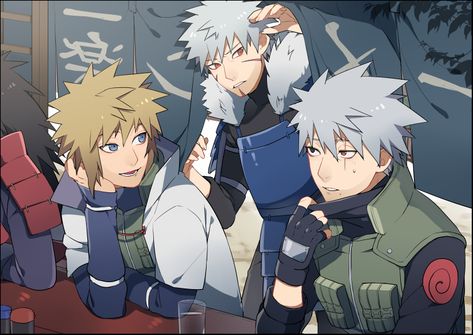 Minato Namikaze, Naruto Fanart, Naruto Boys, Naruto Teams, Naruto Images, Kakashi Sensei, Naruto Fan Art, Naruto Shippuden Characters, Naruto Cute