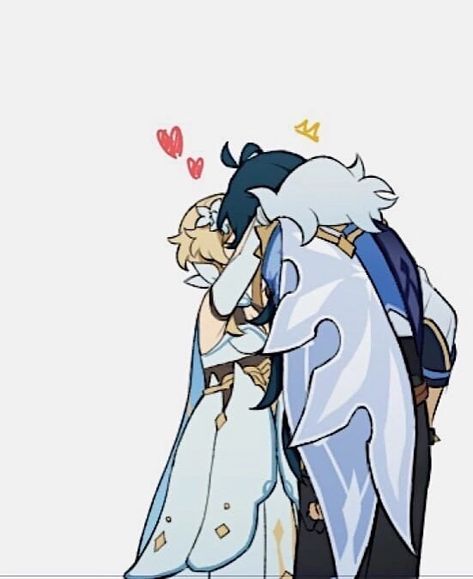 #Kaelumi, Kaeya x Lumine #Kaeya #Lumine Kaeya X Lumine, Lumine Genshin, Maria Rose, Dress Design Sketches, Chibi Drawings, Pokemon Pictures, Ship Art, Cute Anime Couples, Anime Style