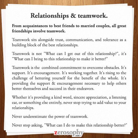 Teamwork makes a better relationship Marriage Is A Team Quotes, Parenting Teamwork Quotes, Relationship Teamwork Quotes, Being A Team In A Relationship, Relationship Teamwork, Teamwork Quotes For Work, Relation Quotes, The Path Less Traveled, Path Less Traveled