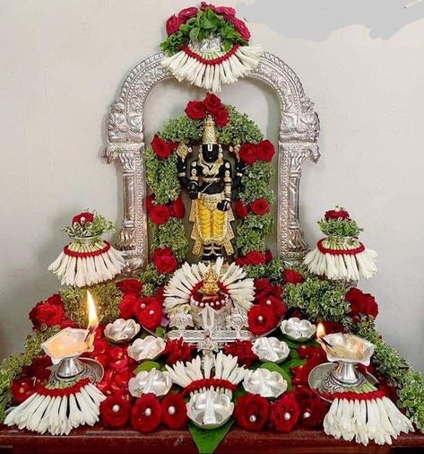 chennai to tirupati tour packages, one day tirumala darshan packages, best tirupati tour packages Varalakshmi Pooja Decoration, Venkateswara Swamy Images Hd 1080 Wallpaper, One Day Book, Varalakshmi Pooja, Venkateshwara Swamy, Banana Leaf Art, Pooja Decoration, Temple Decor, Silver Pooja Items