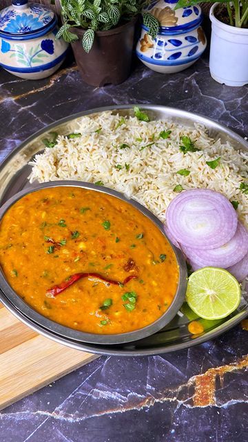 Jeera Rice And Dal Fry, Soaked Rice, Rice And Dal, Rice With Beans, Dal Rice, Dal Fry, Homemade Flour, Toor Dal, Masoor Dal