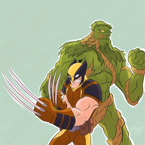 Logan Howlett, Swamp Thing, Marvel Superhero, A Hero, Marvel Superheroes, Deviantart, The Unit, Zelda Characters