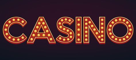 Casino Sign, Alphabet Signs, Las Vegas Party, Vegas Party, Vector Art Design, Marquee Lights, Math Projects, Vintage Carnival, Casino Night