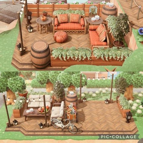 Acnh Island Designs, Animal Crossing Builds, Animal Crossing Switch, Acnh Builds, Cottagecore Animal Crossing, Animal Crossing Design Ideas, Acnh House, Acnh Design Ideas, Animal Crossing Town