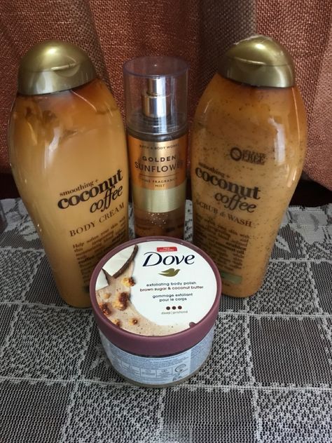 Coco Butter Shower Routine, Coffee Shower Routine, Coconut Coffee Body Wash, Body Wash To Smell Good, Best Combo To Smell Good, Shower Scent Combos, Shower Routine Products, Coffee Body Wash, Shower Body Care