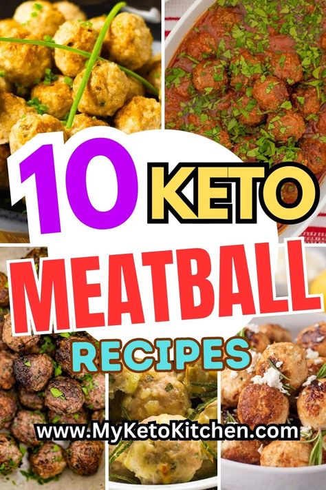 Looking for delicious, easy-to-make keto meatball recipes? Look no further. These tasty low-carb dishes use simple and affordable low-carb ingredients with great meats as the base. Ground meats are the perfect budget-friendly keto ingredient as they have no carbs and good amounts of fat. Every keto meatball recipe is low-carb, gluten-free, with no nasty fillers or flour. Keto Meatball Recipes, Meatball Appetizer Crockpot, Ground Pork Meatballs, Frozen Meatball Recipes, Leftover Meatballs, Cheddar Cheese Recipes, Keto Meatballs, Carb Dishes, No Carbs