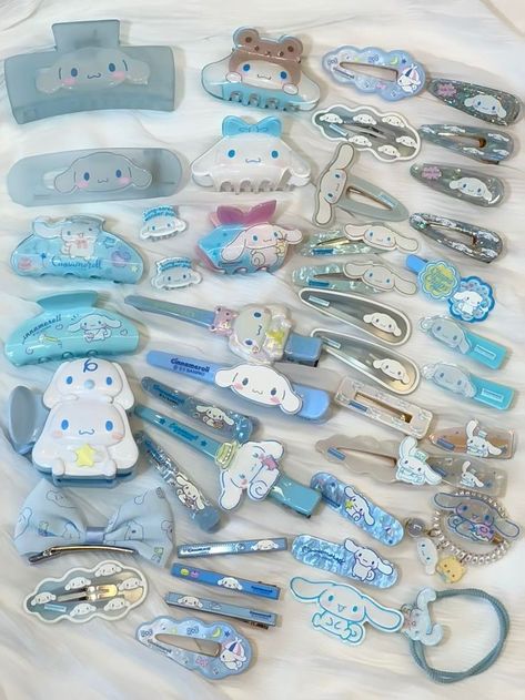 Cinnamoroll Merch, Fairy Kei Accessories, Emo Accessories, Kawaii Hair Clips, Designer Hair Accessories, Beaded Hair Clips, Cute School Stationary, Creative Gifts For Boyfriend, Hello Kitty Accessories