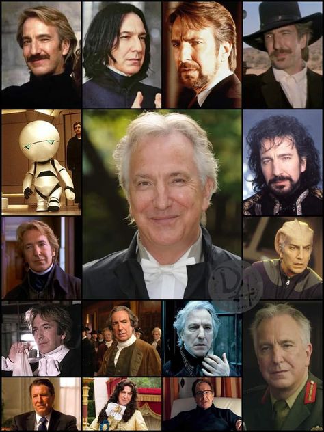 Alan Rickman Always, Being A Writer, Snape Harry Potter, Snape Harry, Shows And Movies, Alan Rickman, Severus Snape, 70th Birthday, Happy Birthday Wishes