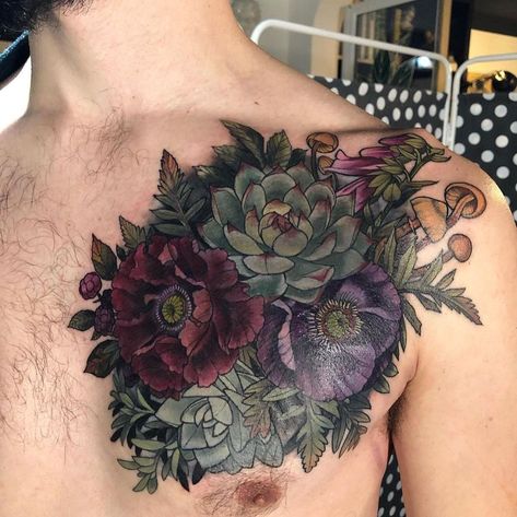 Purple Flower Tattoos, Succulent Tattoo, Purple Tattoos, Black Tattoo Cover Up, Mushroom Tattoos, Wonderland Tattoo, Doodle Tattoo, Delicate Tattoo, Nail Tattoo