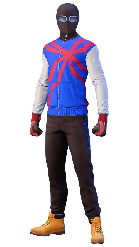 Homemade Suit (Miles Morales) | Marvel's Spider-Man Wiki | Fandom Black Ski Mask, Black Goggles, Spider Man Miles, Spider Man Miles Morales, Spiderman Suits, Man Games, Spider Man 2, Ski Mask, Miles Morales