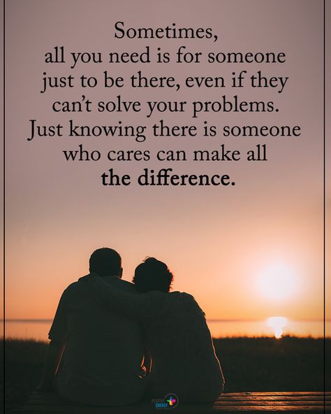 ☆Sometimes, all you need is for someone just to be there, even if they can't solve your problems. Just know there is someone who cares can make all the difference. Yourself Quotes, Being Yourself, A Muse, Relaxation Meditation, Choose Love, Who Cares, Need Someone, Be Yourself Quotes, Positive Energy