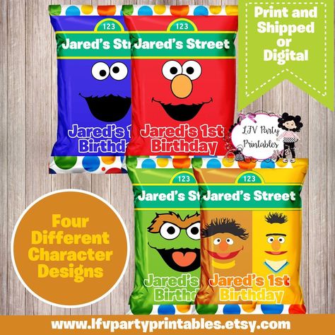 Sesame Street Birthday Party Ideas Boy, Cookie Monster Birthday Party, Monster Birthday Party, Cookie Monster Birthday, Elmo Birthday Party, Birthday Picture, Sesame Street Birthday Party, Elmo Party, Elmo Birthday