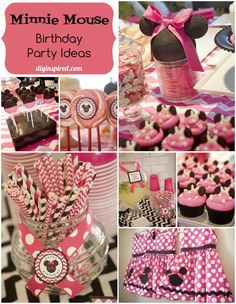 Minnie Mouse Birthday Party Minnie Mouse Birthday Party Ideas Diy, Birthday Celebration Decorations, Minnie Mouse Baby Shower, Minnie Birthday Party, Minnie Mouse Theme, Minnie Party, Baby Minnie, Minnie Mouse Birthday Party, Baby Minnie Mouse