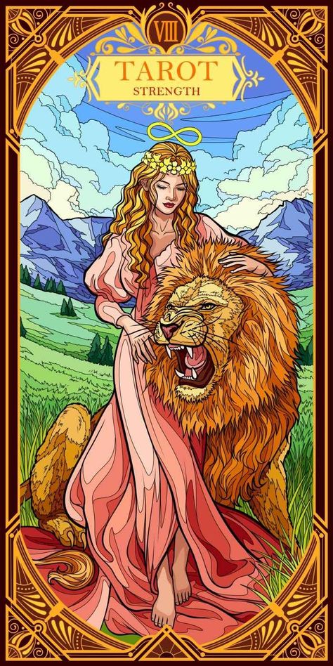 Tarot Card Illustration, Chariot Tarot Card, Chariot Tarot, Strength Tarot, Tarot Significado, Tarot Meanings, Online Tarot, Tarot Major Arcana, Tarot Cards Art