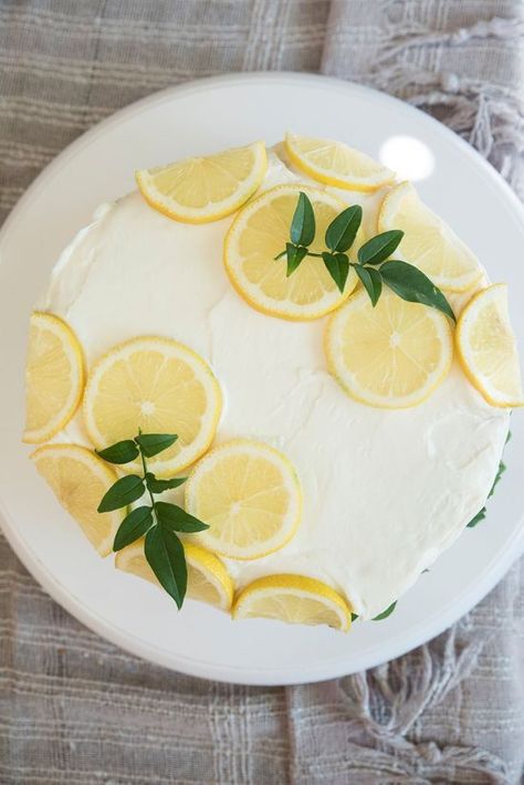 YUM Bbq Video, Labor Day Bbq, Citrus Cake, Moist Lemon Cake, Lemon Layer Cakes, Lemon Cream Cheese Frosting, Spring Baking, Cake Lemon, Walnut Pesto