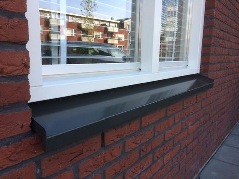 Window sills Exterior Window Sill Painting Ideas, Window Sill Painting Ideas, Brick Window Sill, Exterior Window Sill, Window Sill Trim, Exterior Window, Window Trim Exterior, Window Sills, Window Ledge