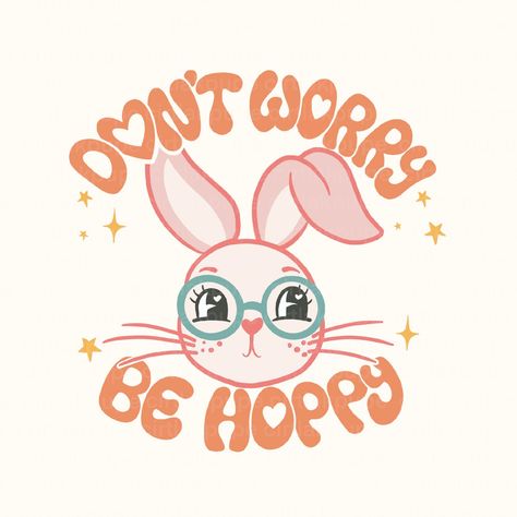 Easter Widgets, Groovy Easter, Easter Characters, Rabbit Png, Easter Vibes, Tshirt Png, Easter Graphics, Easter Cute, Easter 2024