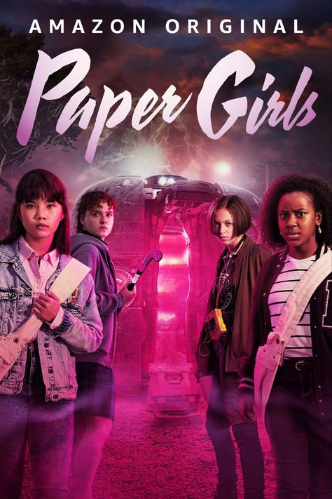 Paper Girls Serie, Rekomendasi Film, Paper Girls, Teen Series, Movies To Watch Teenagers, Netflix Movies To Watch, Movie To Watch List, Series Poster, Girly Movies