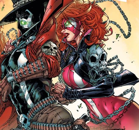 She Spawn Art, She Spawn, Villain Core, Gunslinger Spawn, Spawn Characters, Brett Booth, Spawn Comics, Black Vampire, Indie Comic