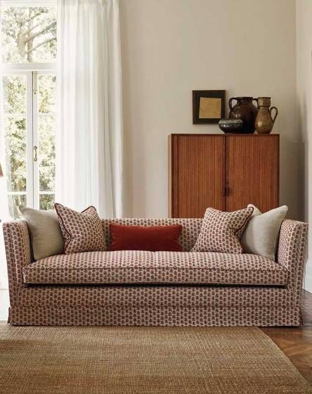 Straight Sofas | Modern Straight Sofas | Love Your Home British Living Room, Skirted Sofa, Flat Skirt, Sofa Ideas, Traditional Sofa, New England Style, Love Your Home, Living Room Makeover, Drawing Room