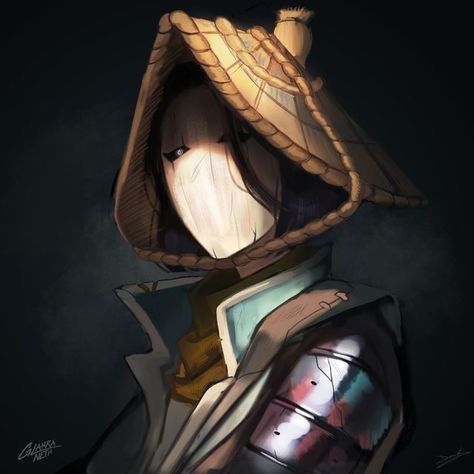 For Honor Nobushi Art, Nobushi For Honor Art, For Honor Art, Masked Character Art, Samurai Fanart, For Honor Characters, Masked Character, Samurai Artwork, Roleplay Characters