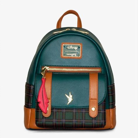 Pre-Order npt released yet Peter Pan Disney, Disney Purse, Disney Loungefly, Mini Mochila, Loungefly Bag, Red Feather, Disney Bag, Disney Tangled, Loungefly Disney