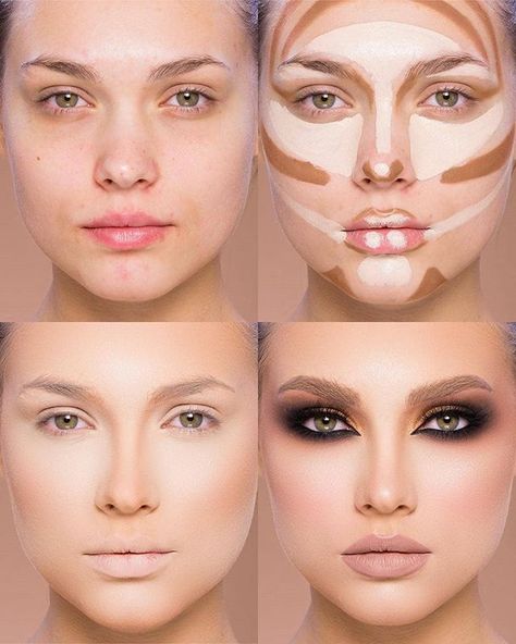 MUA & MAKEOVERS 💜 (@muaandmakeovers) • Instagram photos and videos Contouring For Beginners, Permanente Make-up, Best Contouring Products, Makeup Tutorial Step By Step, Smink Inspiration, Pinterest Makeup, Makijaż Smokey Eye, Makeup Step By Step, Makeup Tutorial For Beginners