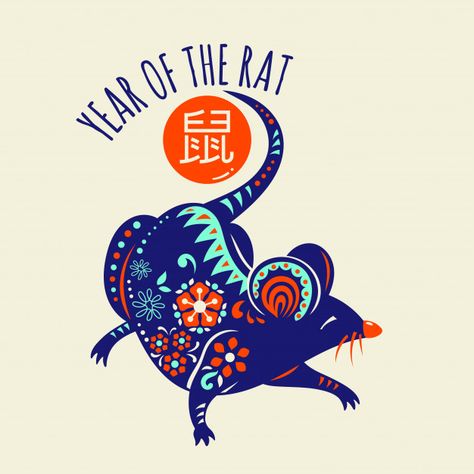 Frame Calendar, Rat Illustration, Year Of The Cat, 2023 Rabbit, The Year Of The Rabbit, Chinese New Year 2020, Rabbit Illustration, Year Of The Rat, Year Of The Rabbit