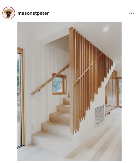 Scandinavian Staircase, Stairs Design Interior, House Staircase, Stair Railing Design, Stairway Design, Stairs Design Modern, Stair Case, Home Stairs Design, Modern Stairs