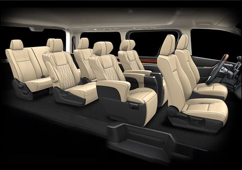 Custom Mercedes, Luxury Cars Range Rover, Eight Passengers, Luxury Van, Tokyo Motor Show, Toyota Hiace, Super Luxury Cars, Army Vehicles, Rv Stuff