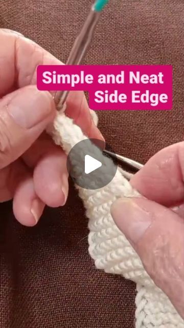 965 likes, 21 comments - joannes_web on April 12, 2024: "⁉️ Super simple rounded side edge for your knitting project. Follow along with this short video tutorial to make this elegant side ed...". yarn, knit, stitch, pearl, over Edge Knitting Stitches, Knitting Nice Edges, Knit Edge Stitch, Lever Knitting Video Tutorial, Pearl Stitch Knitting, Knitting Videos Tutorials, Knitting Basics, Knit Edge, Knitted Afghans