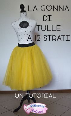 Tutorial su come cucire e creare una gonna a ruota a 12 strati di tulle! - DiNuvoleDiCuori Full Circle Skirt Tutorial, Circle Skirt Tutorial, Dance Crafts, Kids Clothes Diy, Gonna In Tulle, Tulle Skirts, Skirt Tutorial, Full Circle Skirt, Full Circle Skirts