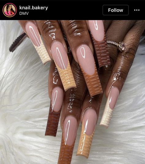 Fall Nails2023, Xl Fall Nails, Brown Arclyc Nails, Best Nails 2023, Fall Set Nails, Long Acrylic Nails Fall, Fall Long Nails, Fall Nail Sets, Fall Sets Nails