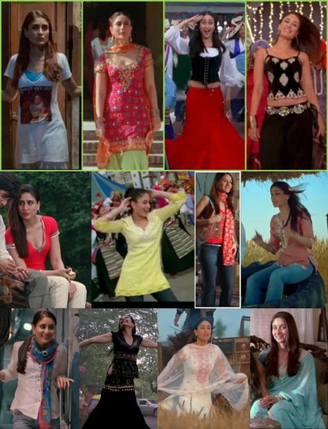 Jab We Met Outfits, Kareena Kapoor Jab We Met, Kareena Kapoor Outfits, Jab We Met, Bollywood Theme, Bollywood Party, Bollywood Outfits, Outfit Png, Movies Outfit