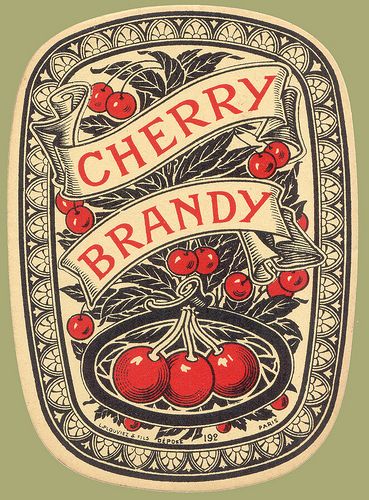 Cool site of OLD Printables. You need to scan this site. Has lots of european (French?) paper doll items and stages to print and make. Botanisk Illustration, Cherry Brandy, Etiquette Vintage, Vintage Packaging, Images Vintage, Vintage Typography, Vintage Lettering, Poster Retro, Mix Media