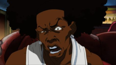 Boondocks Character Thugnificent Thugnificent Boondocks Pfp, Boom Docks, Boondocks Aesthetic, Thugnificent Boondocks, Boondocks Art, Boondocks Characters, Boondocks Huey, Boondocks Cartoon, The Boondocks Cartoon